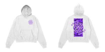 Sudadera Oversize Laberinto (Violeta)