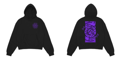 Sudadera Oversize Laberinto (Violeta)